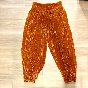 Urban Outfitters crushed velvet pants